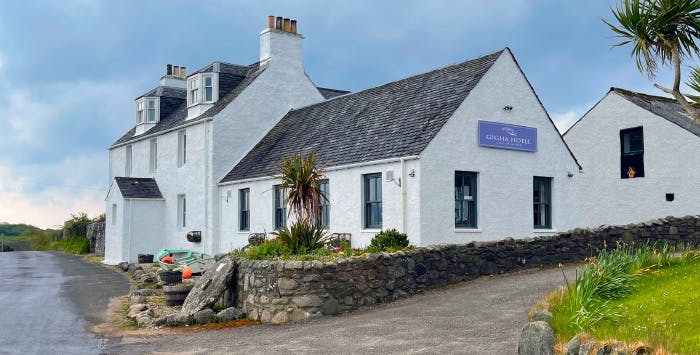 2 Night B B Stay with Optional Dinner for 2 at Gigha Hotel