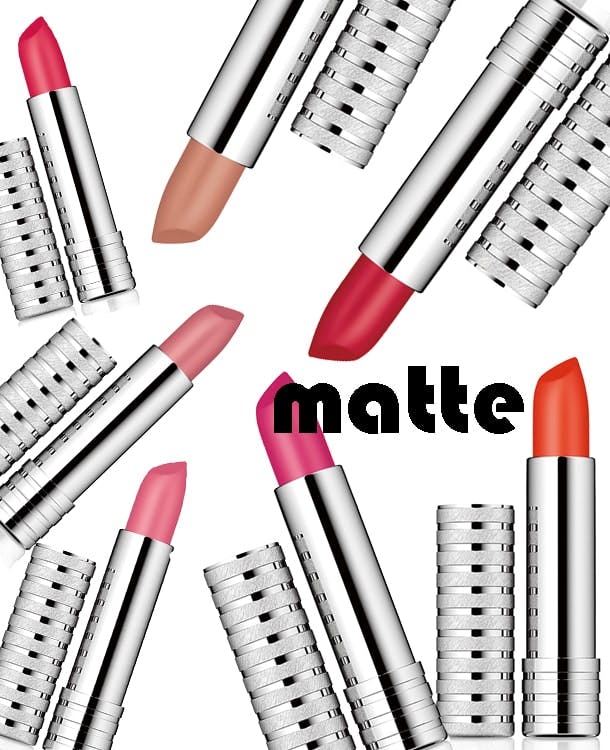 Clinique matte lipsticks