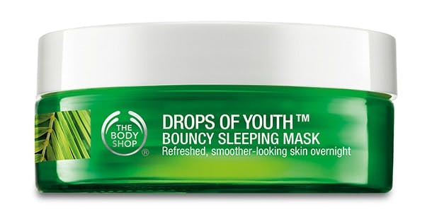 body shop drops of youth bouncy mask