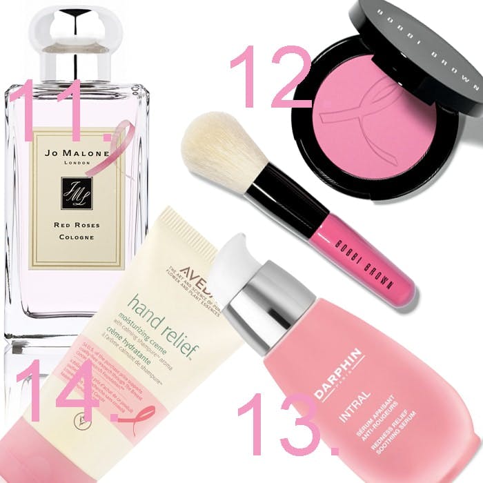 Jo Malone, Bobbi Brown, Aveda and Darphin Breast Cancer Awareness products