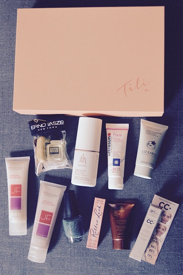 The May TILI beauty box from QVC