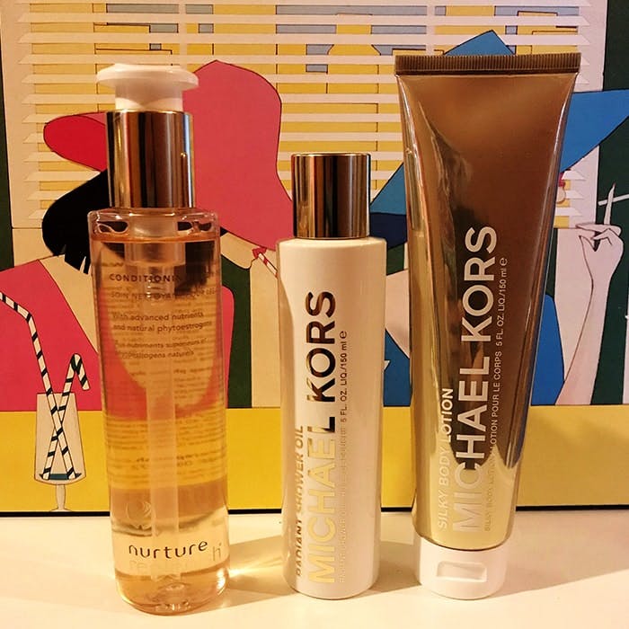 MIchael Kors and Nurture shower and body